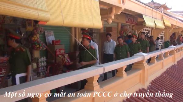 Một số nguy cơ mất an toàn PCCC ở chợ truyền thông