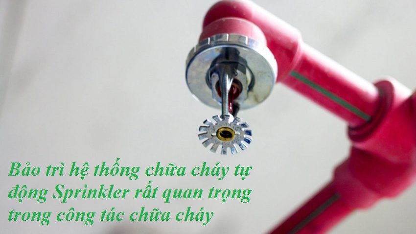 Đầu phun Sprinkler hoạt động tự động khi nhiệt độ môi trường vượt mức cho phép an toàn